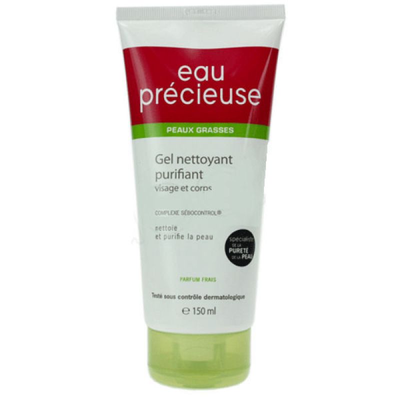 Eau Pr cieuse Peaux  Grasses  Gel  Nettoyant  Purifiant  150ml 