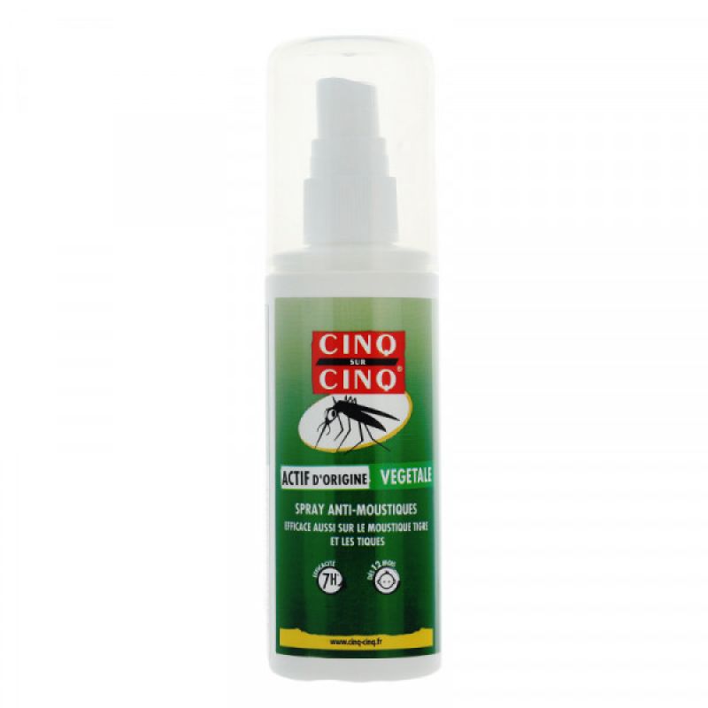 Cinq Sur Cinq Lotion Spray Anti-moustiques Formule Au Naturel (citriod