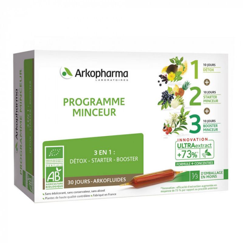 Arkopharma Minceur Programme Minceur Bio (3578835500257)  Pharmacie d