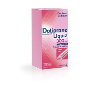 Doliprane Liquiz 300 Mg 12 Sachets