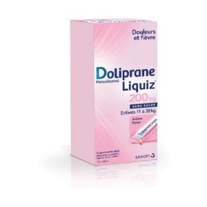 Doliprane Liquiz 200 Mg 12 Sachets