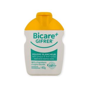 Bicare plus bicarbonate poudre menthe verte 60g