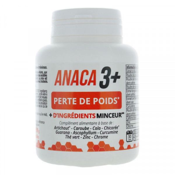 Anaca3 + Perte de Poids 120 Gélules (3760007335389) - Pharmacie de la