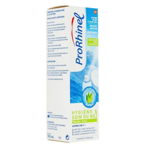 PRORHINEL SPRAY Adultes jet tonique Rhume et Rhinopharyngite 100 ml -  Pharma-Médicaments.com