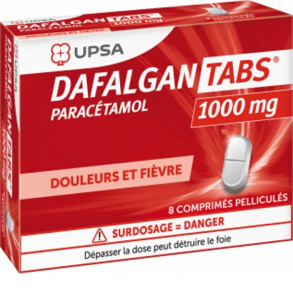 Dafalgan Tab 1000mg Cpr Bt8