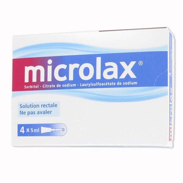 MICROLAX Solution rectale 4 Récipients-unidoses de 5ml