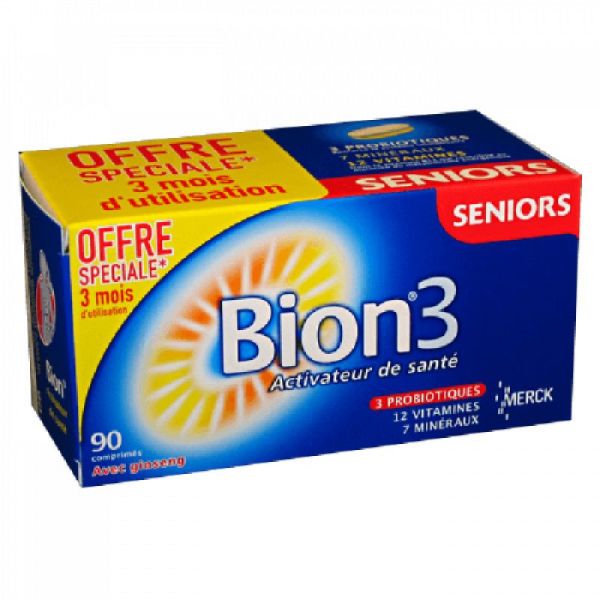 Bion 3 Vitalité 50+ comprimés vitamines séniors