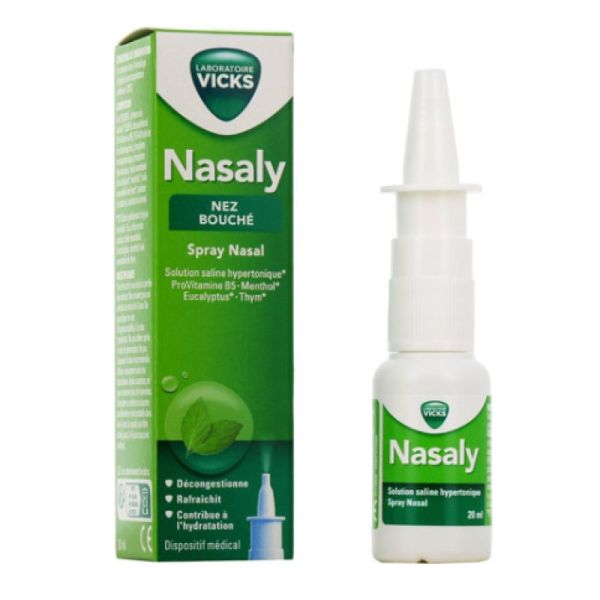 Nasaly spray nasal nez bouché 20 ml