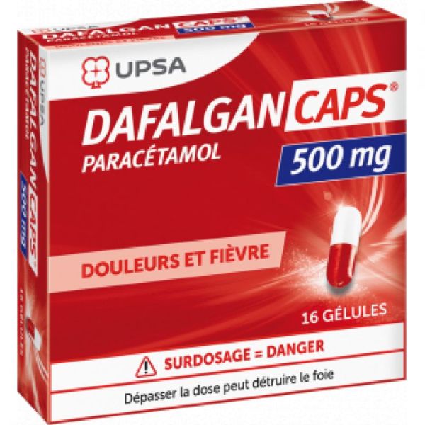 Dafalgan Caps 500mg Cpr Bt16