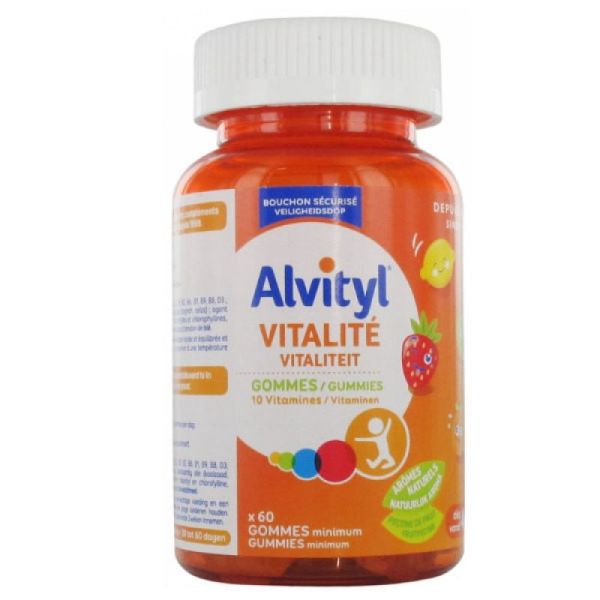 Alvityl Vitalité 10 Vitamines 60 Gommes