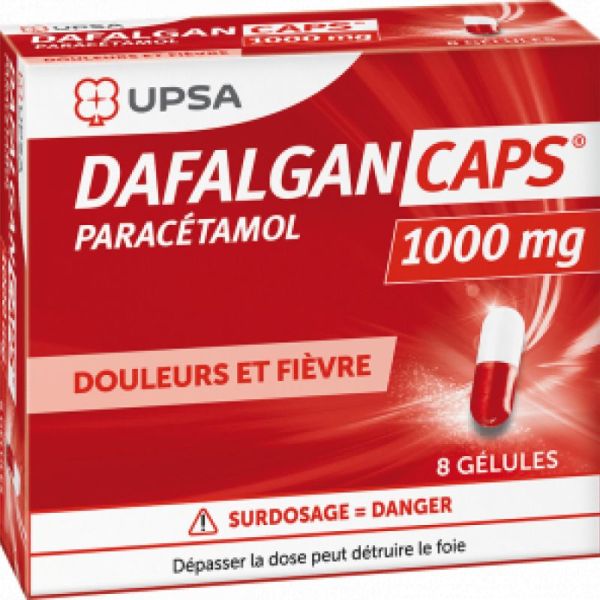 Dafalgan Caps 1000mg Gelules Bt8